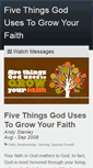 Mobile Screenshot of fivethingsgoduses.com